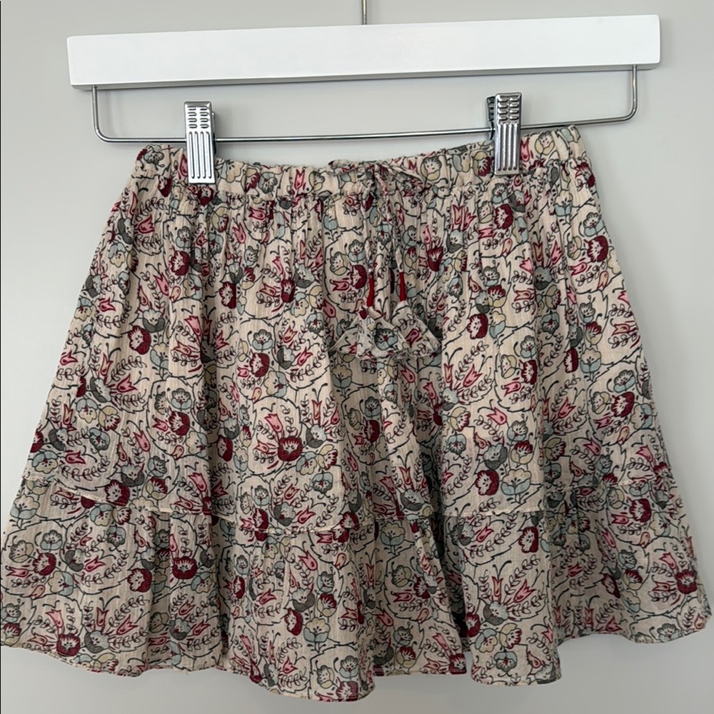 Bonpoint Floral Print Skirt - Size 10